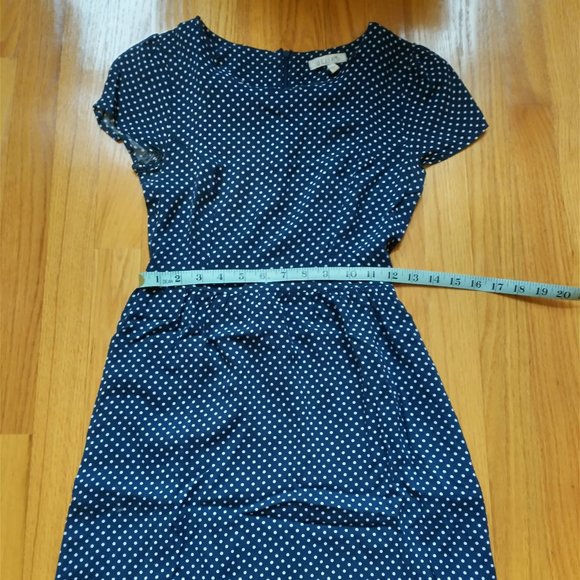 Delia's Navy and White Polka Dot Dress - Size XS - Picture 3 of 5
